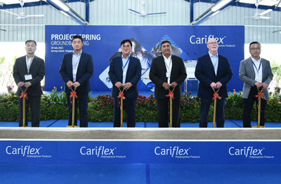 Cariflex inicia la construcción de la planta de látex de poliisopreno más grande del mundo en Singapur